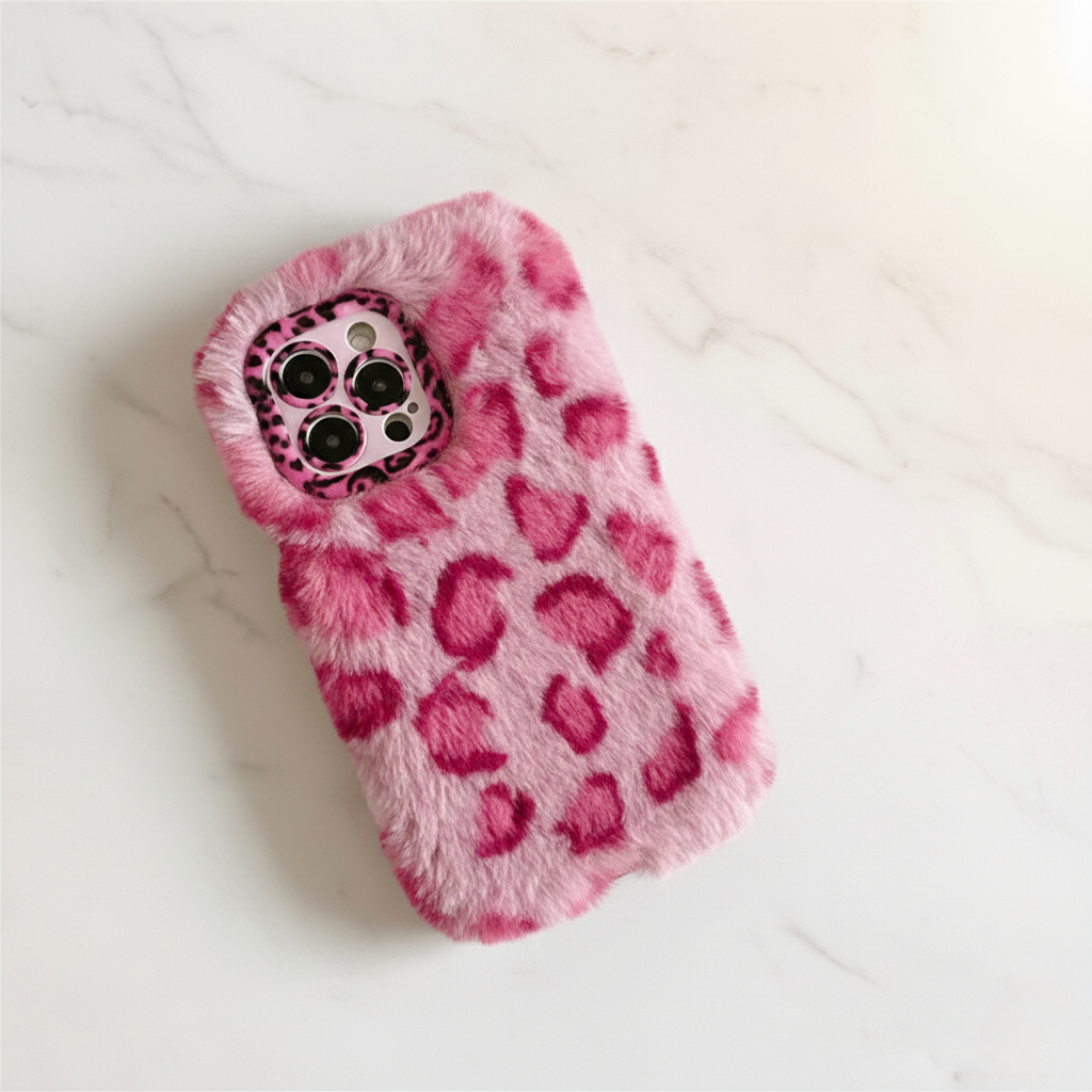 Wild Velvet Leopard Fleece IPhone Case