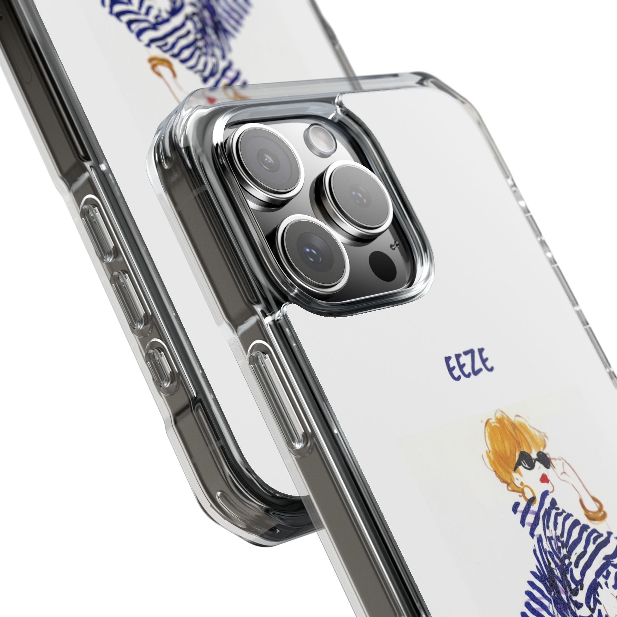 EEZE Girl Magnetic Clear Impact Case
