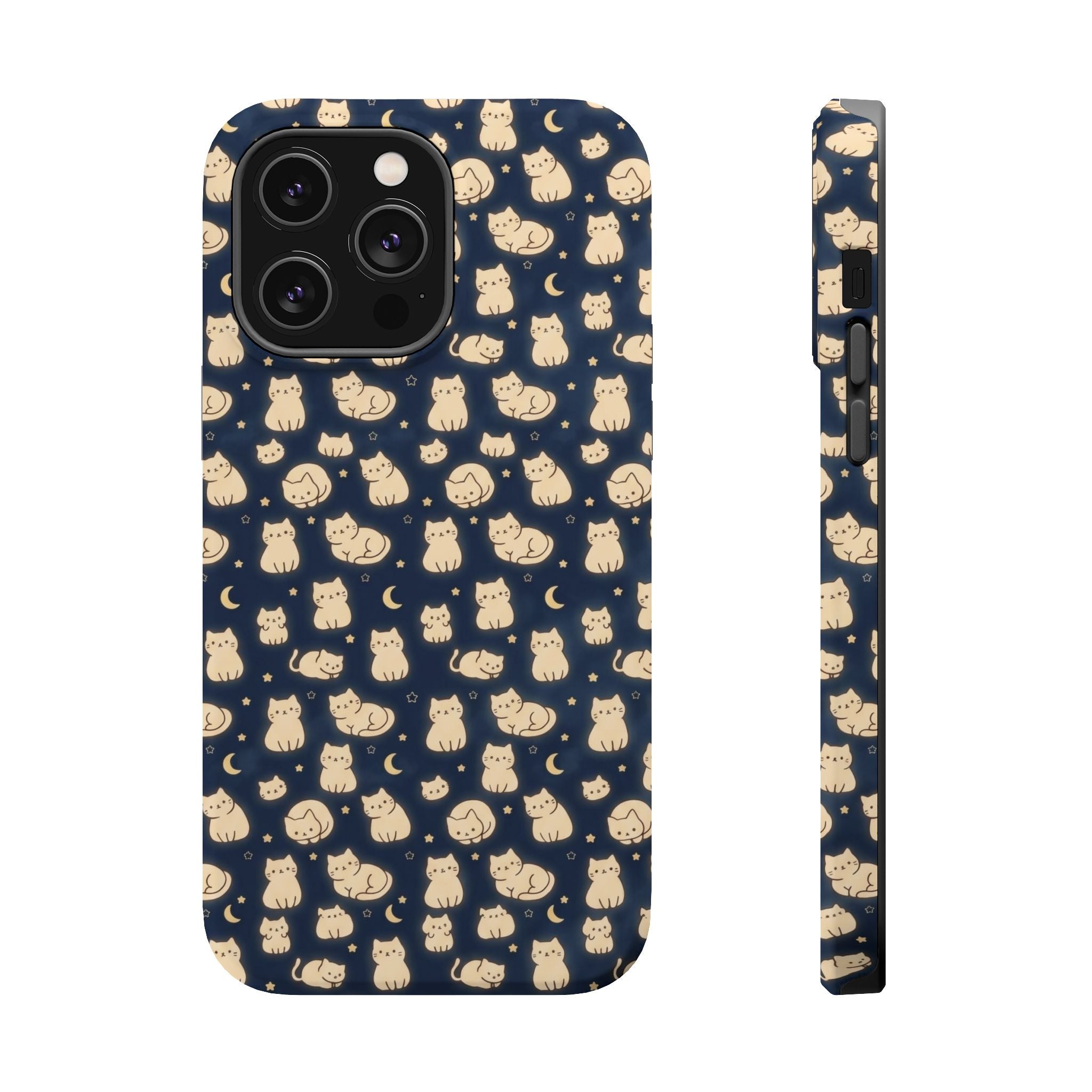Glowy Cat Clear Impact Case