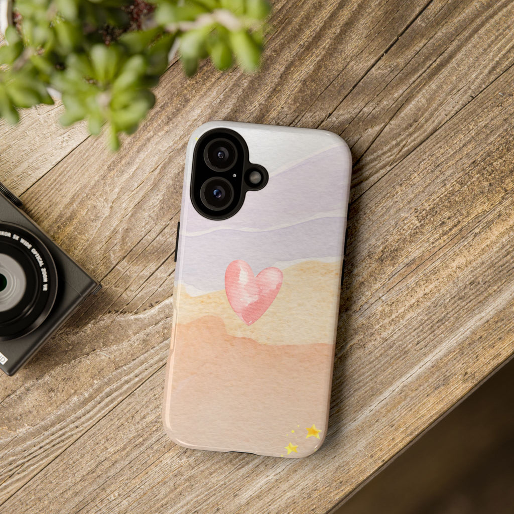 Sand Heart iPhone case