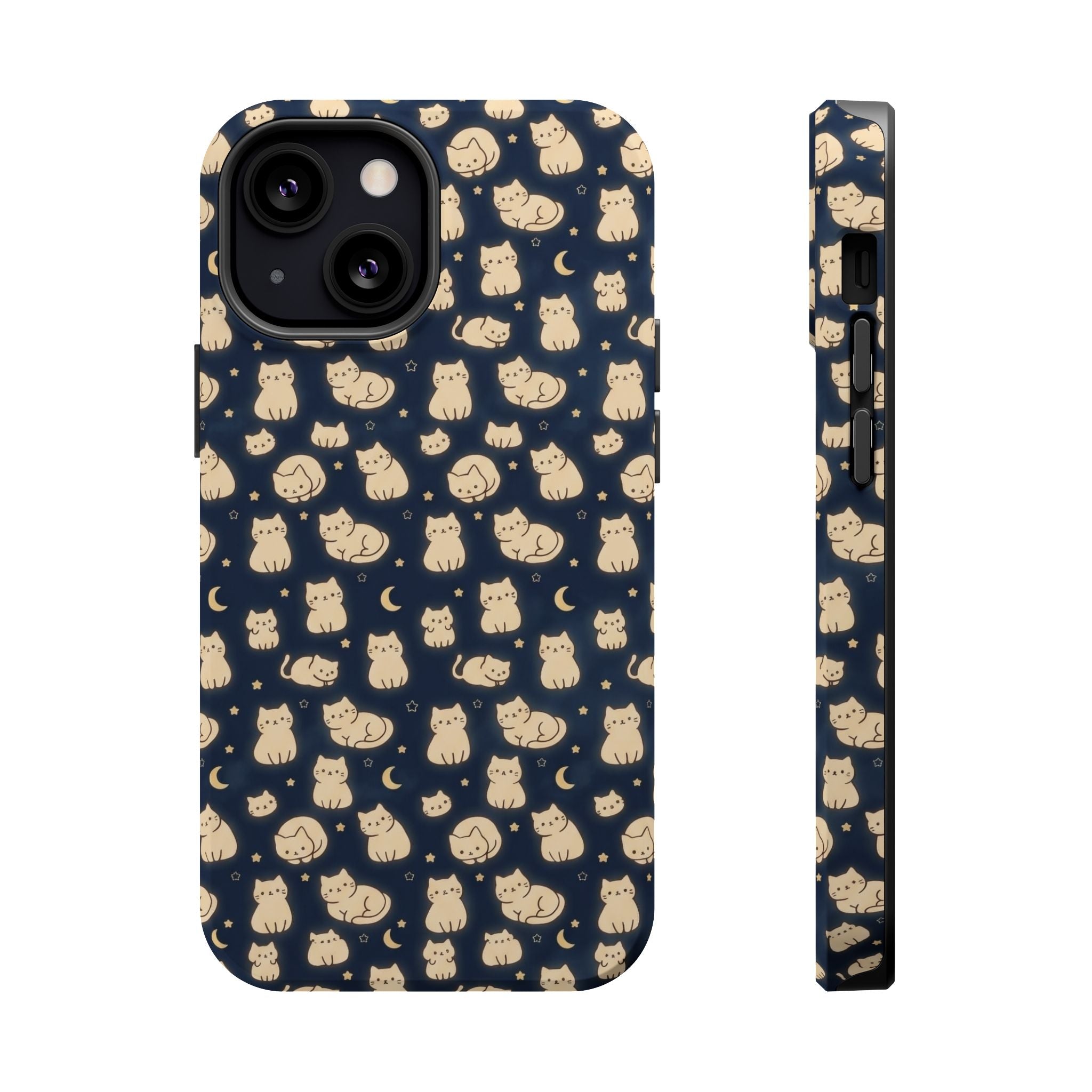 Glowy Cat Clear Impact Case