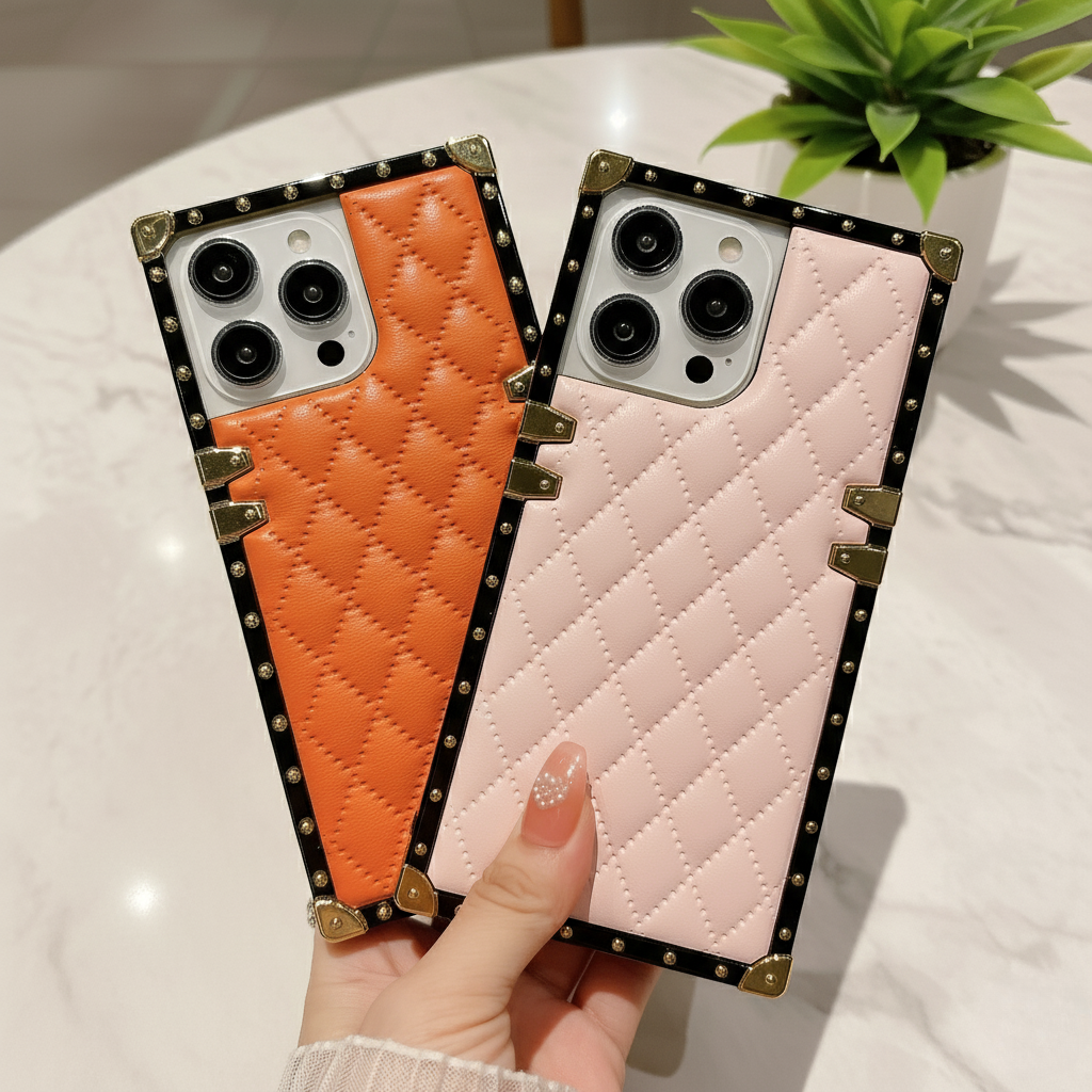Luxe Square Quilt IPhone Case