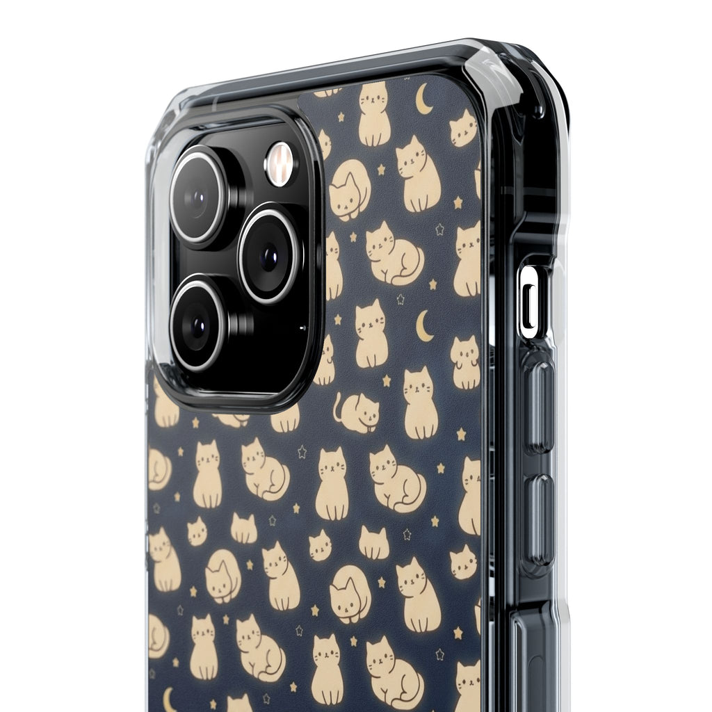 Glowy Cat Clear Impact Cases