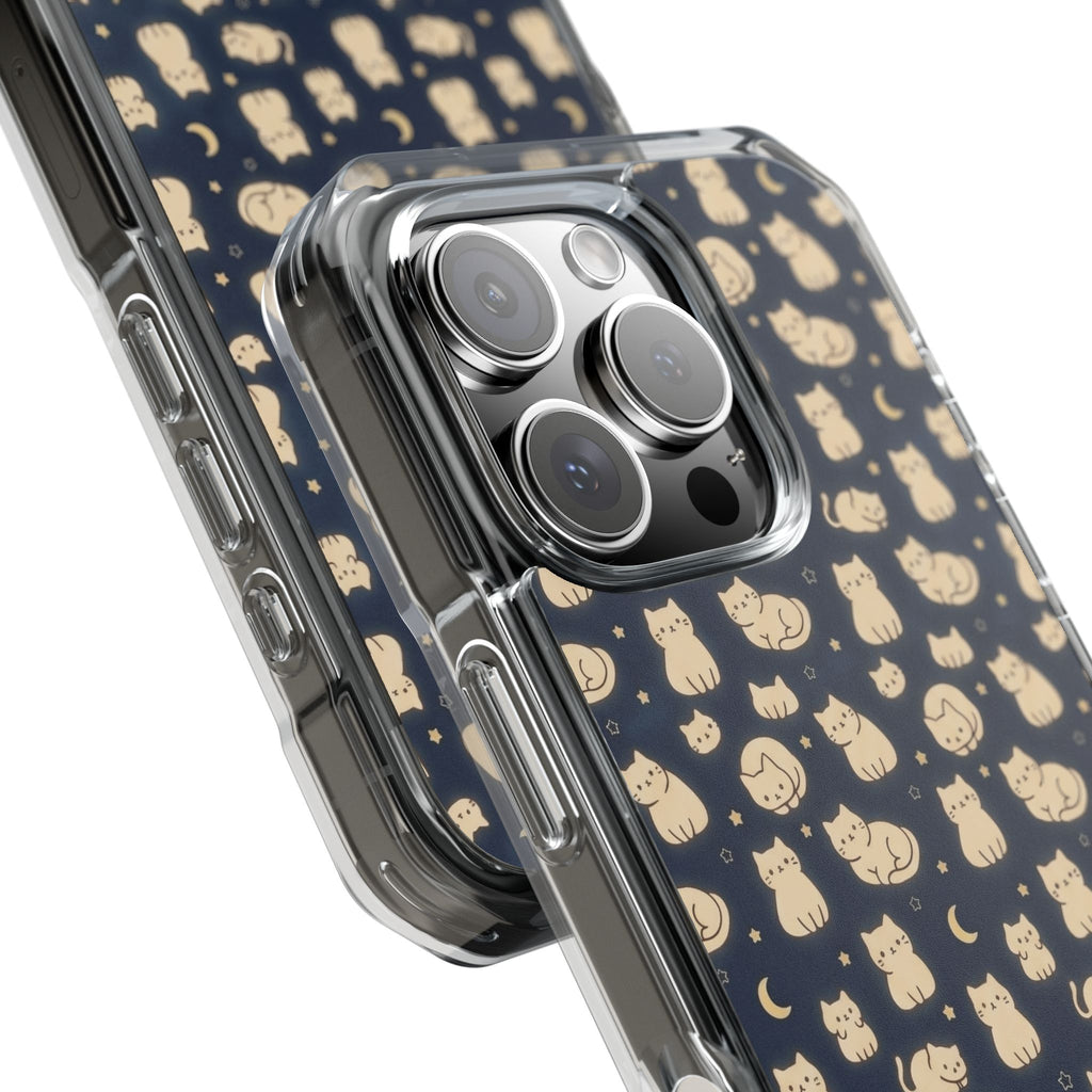 Glowy Cat Clear Impact Cases