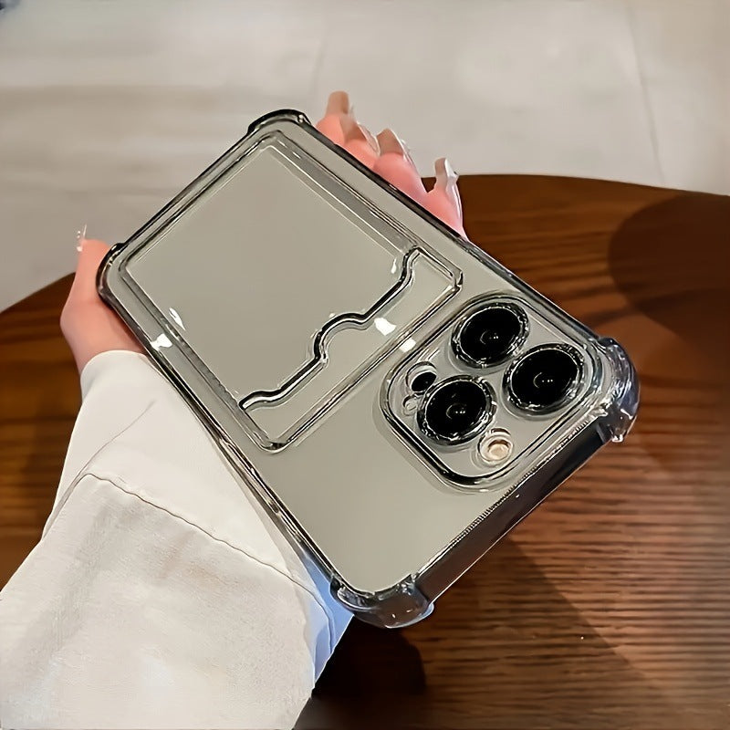 Card Holder Card Insert Phone Case Drop-resistant High-permeability Material