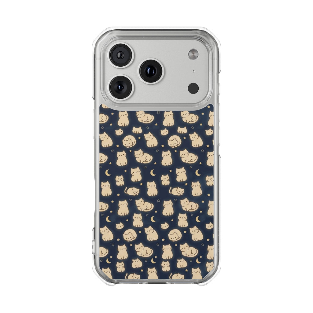 Glowy Cat Clear Impact Cases