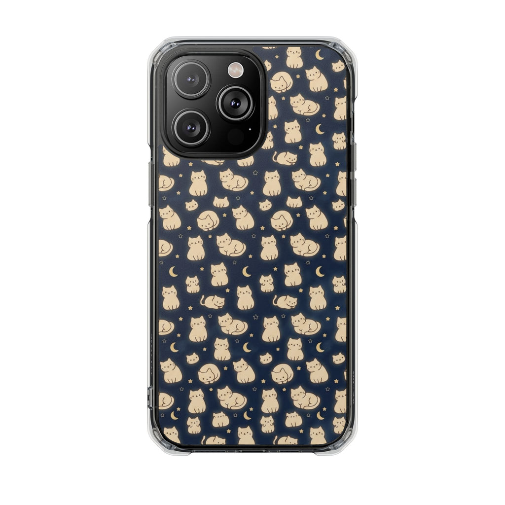 Glowy Cat Clear Impact Cases