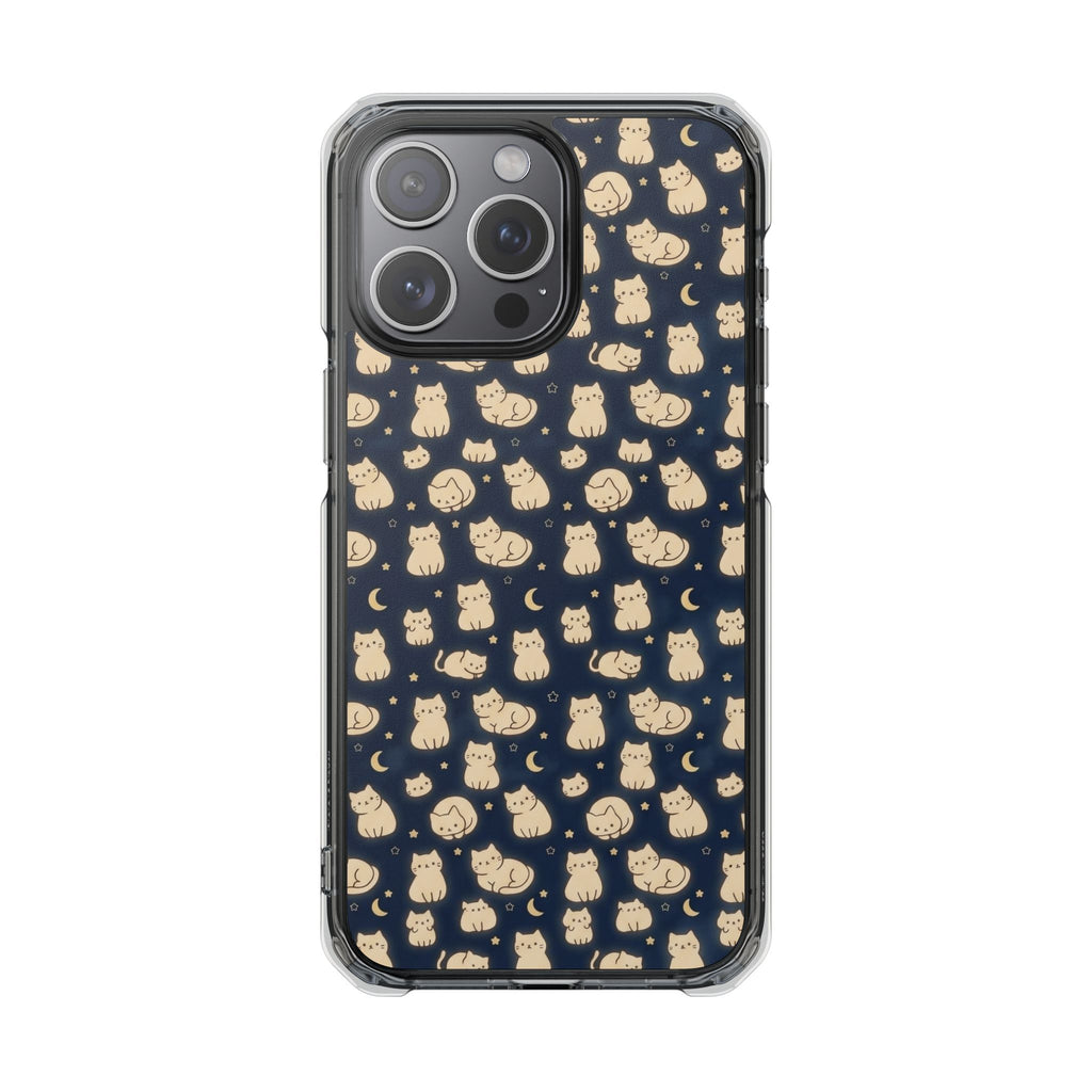 Glowy Cat Clear Impact Cases