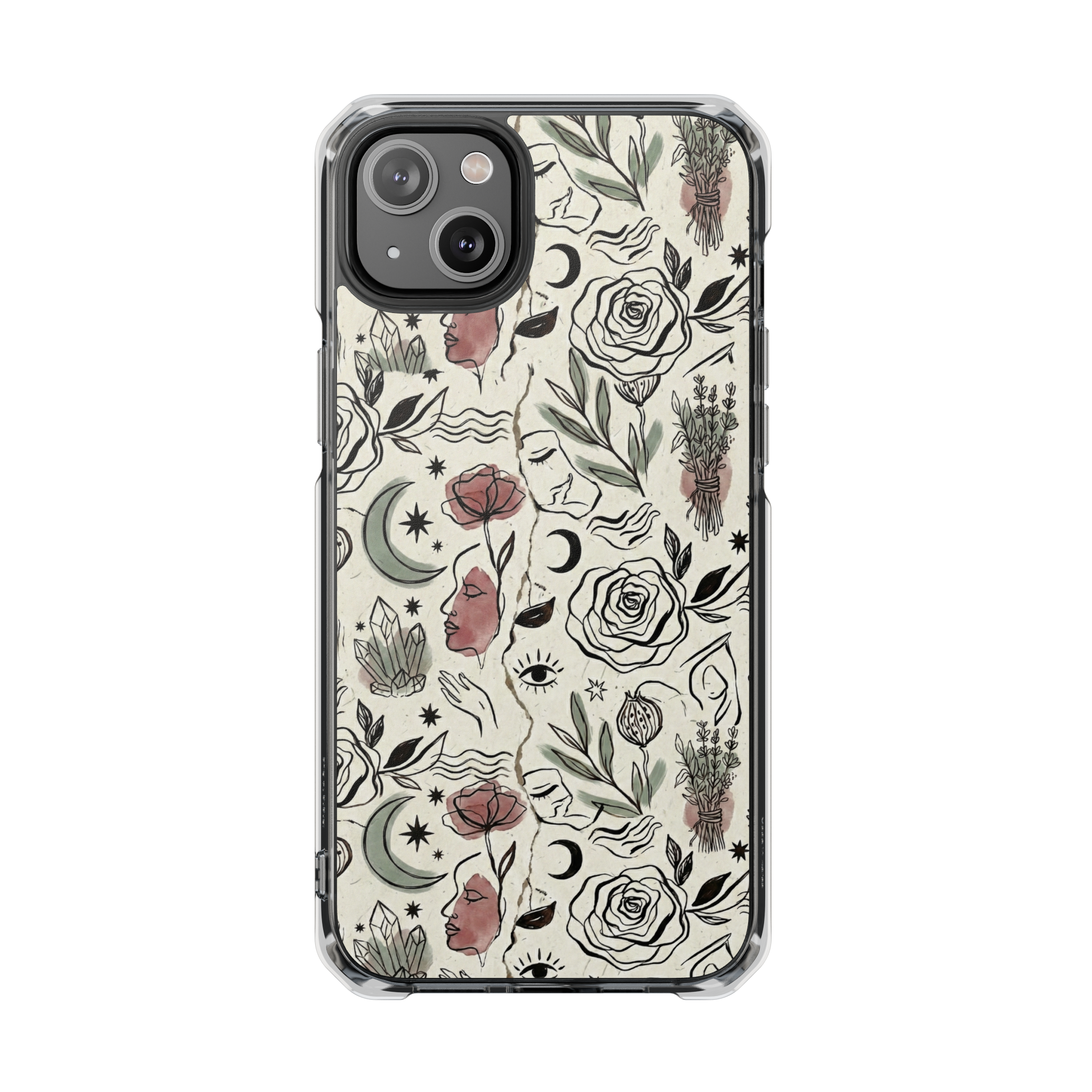 Moon and Flower Case