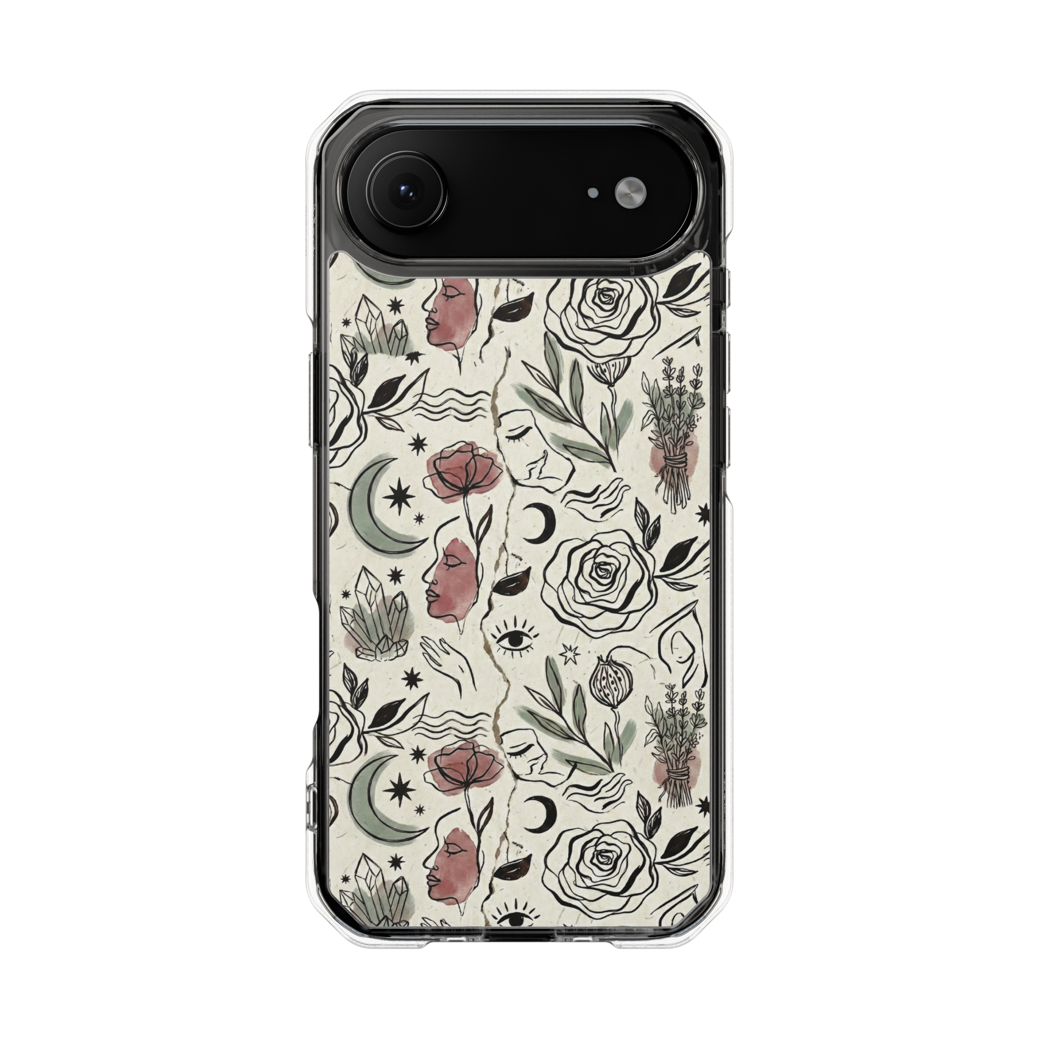 Moon and Flower Case