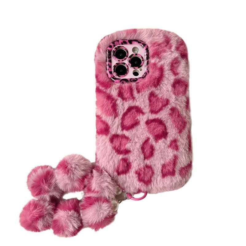 Wild Velvet Leopard Fleece IPhone Case