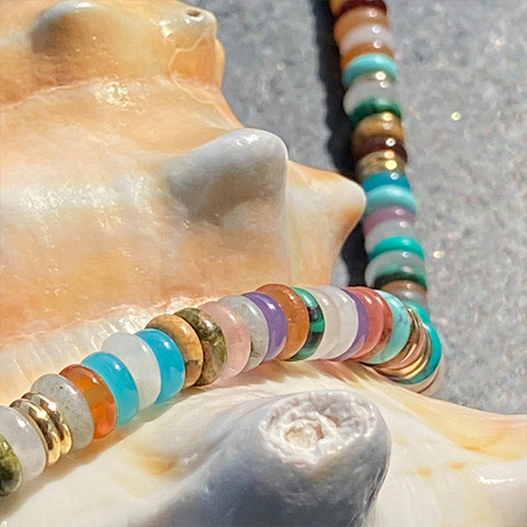 Natural Stone Special-interest Design Light Clavicle Chain